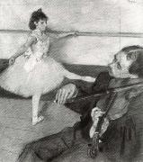 Edgar Degas Portrait of a Dancer at her Lesson oil painting reproduction